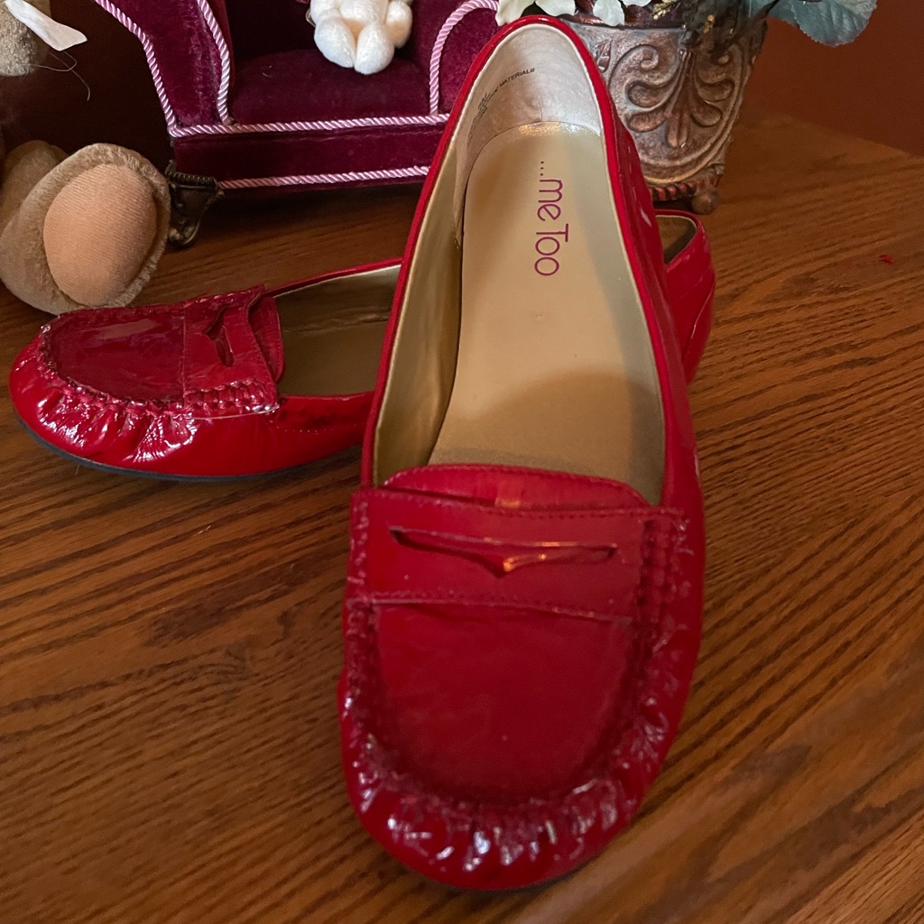 Reducedme Too Susan Red Patent Leather Loafers